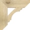Ekena Millwork Olympic Slat Rough Sawn Bracket, Douglas Fir, 4"W x 16"D x 16"H BKT04X16X16OLY06RDF - alternate 4